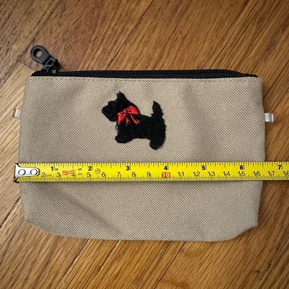 Dog top Handle Canvas Purse with Pouch - Picture 7 of 7